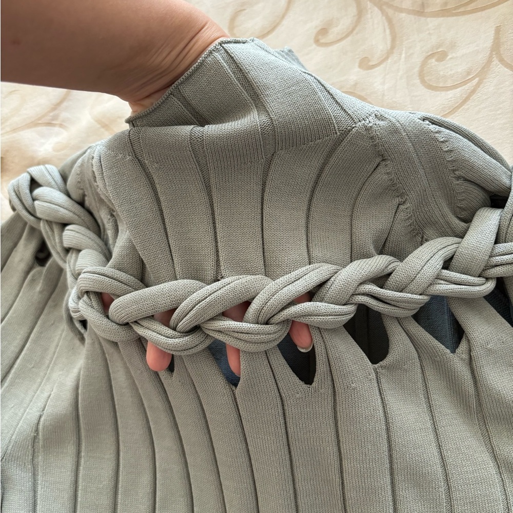 Dion Lee gray sleeve dress - Picture 5 of 9
